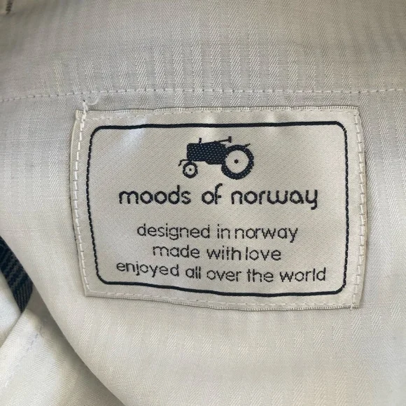 Moods of Norway Wool Glen Plaid Dress Pants Men's Tailored Norwegian Designer
